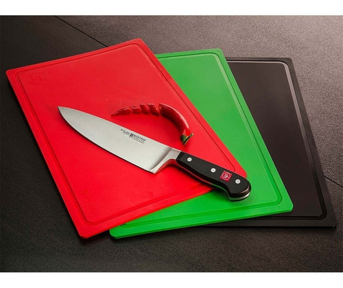 Tabla Para Picar Verde 38x25cm Wusthof Liso