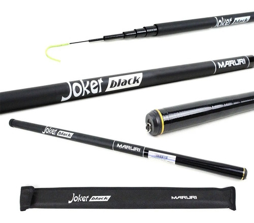 Vara Telescópica Maruri Joker Black 2406 - 2,40m