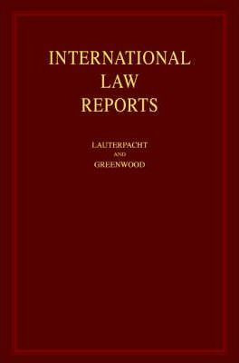 Libro International Law Reports - E. Lauterpacht