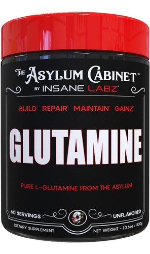 Insane Labz, Acs, Glutamina, 5g Porção, 60 Porções.