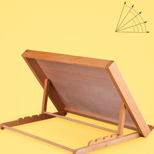 Caballete De Mesa De Madera For Artistas Los 45x35x30cm