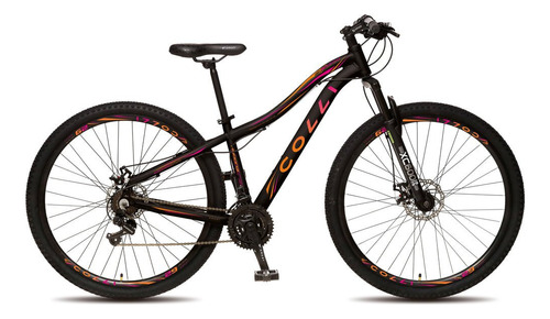 Bicicleta Aro 29 Colli Eudora 21v Shimano Alumínio Lar/rosa Cor Preto Tamanho do quadro 15