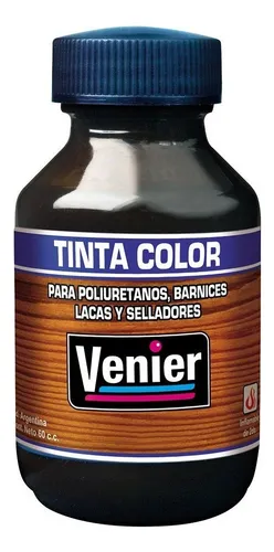 Tinta Venier Para Madera Los Colores 60cc Color Nogal
