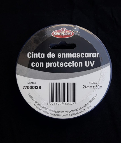 Cinta De Enmascarar Azul 24x50 Sinteplast