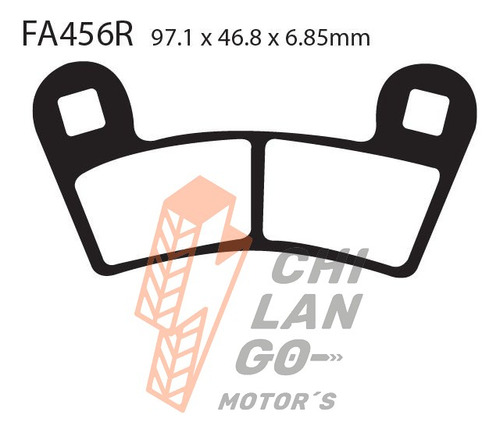 Balatas Ebc Del. Der. Polaris Rzr 800 Ranger 08-14 Fa456