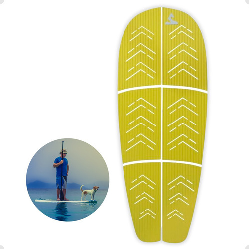 Deck Tração Pad 6 Peça Para Stand Up Sup Aderência Cores