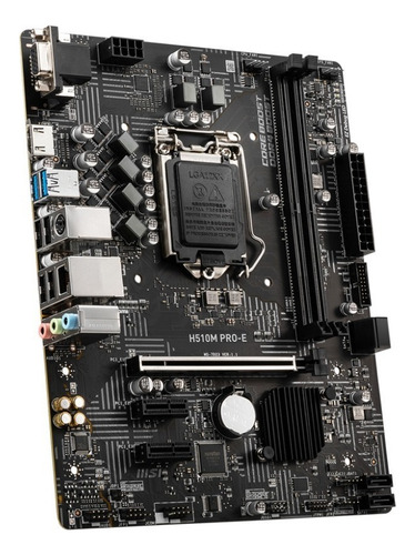 Placa-mãe Msi H510m Pro-e Ddr4 PCIe 4.0 PCREG de 11ª geração