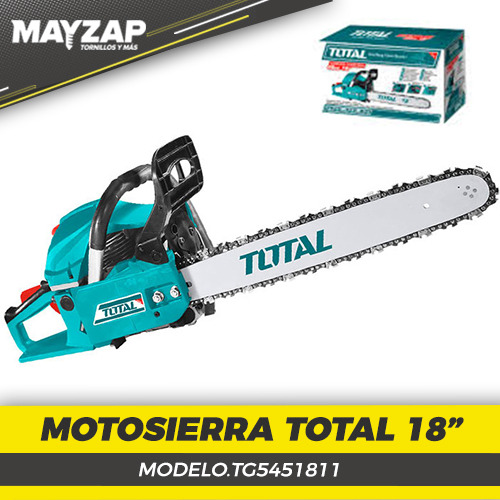Motosierra A Gasolina 18 Pulgadas 1.8kw 550ml 46cc Total