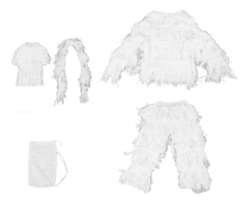 Traje De Camuflaje Para Nieve 5 En 1, Doble Costura, Ventila