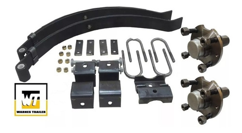 Kit Para Armar Trailer 450kg. Kit 20 A Envío Gratis.