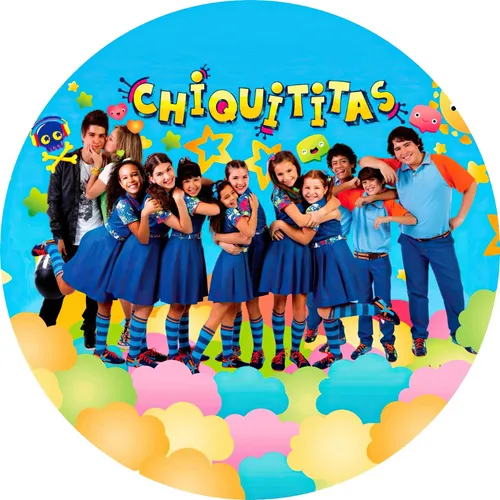 comprar Painel Redondo Tecido Sublimado Com Elástico Chiquititas