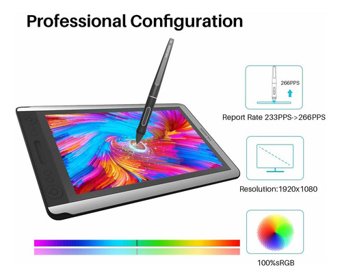 Tableta Gráfica Huion Kamvas 16