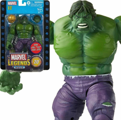 Marvel Legends Series Retro Increible Hulk 20 Aniversario