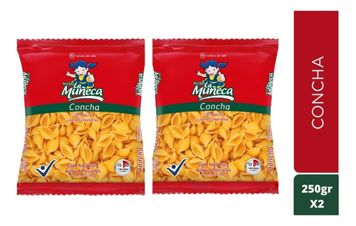 Pasta La Muñeca Concha X2 Un - g