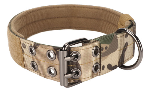 Collar Para Perro Con Hebillas Ajustables De Doble Hilera De