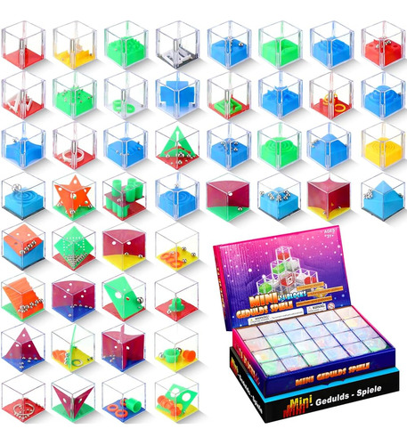 Sotiff 48 Pcs Teaser Puzzle Mini Puzzle Surtido 3d Cube 