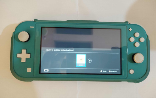 Nintendo Switch Lite Turquesa Con Protector Y 1 Juegos