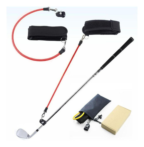 Golf Swing Release Trainer Tension Cord Portable Para