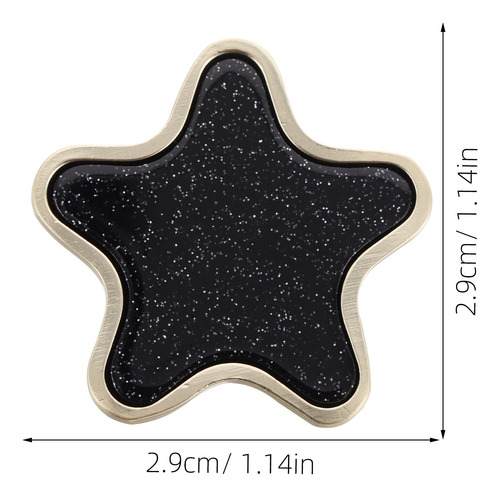 Pomos De Puerta Decorativos De Metal En Forma De Estrella, 2