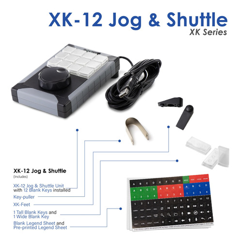 Teclado Programable X-keys Usb Con Control Jog & Shuttle