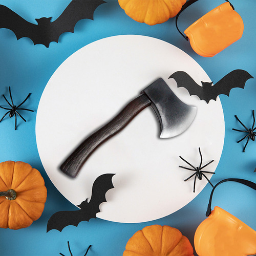 Realistic Foam Toy Axe, Lumberjack Prop For Halloween Costum