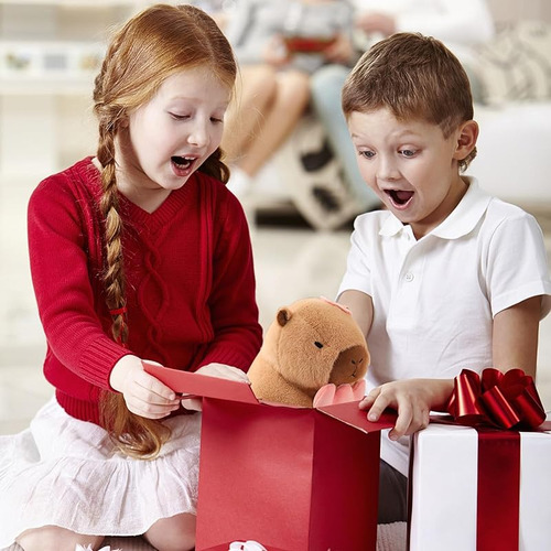 Almohada Infantil Capybara Con Diseño De Comida De 30 Cm