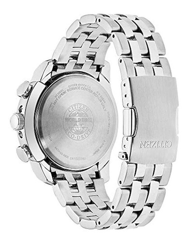 Reloj Para Hombre Citizen Eco-drive Con Hora Mundial Y Crono