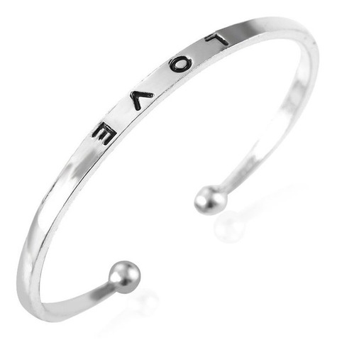 Pulseira De Materiais Verdes Minimalistas De Abertura De Amo