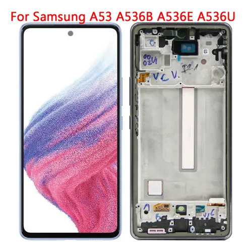 Pantalla Táctil Amoled Con Marco Para Samsung A53 5g A536