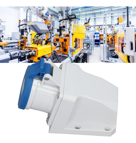 Conector Eléctrico Industrial De 3 Pines 32a 2p+e Ip44