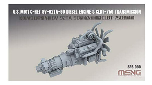 Meng 1-35 Scale ***** M911 C-het 8v-92ta-90 Motor Diesel Y T