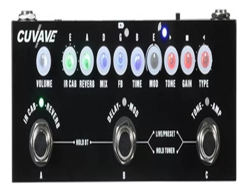Pedal De Efeito De Guitarra Elétrica Cuvave Cube Baby