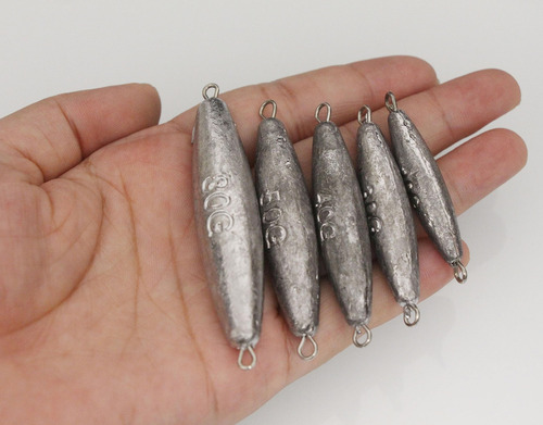 Laxygo - Kit De Plomos De Pesca De Doble Anillo Con Plomo Y