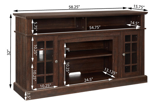 Spoflyinn Soporte Multimedia De Tv Para Tv De Hasta 65