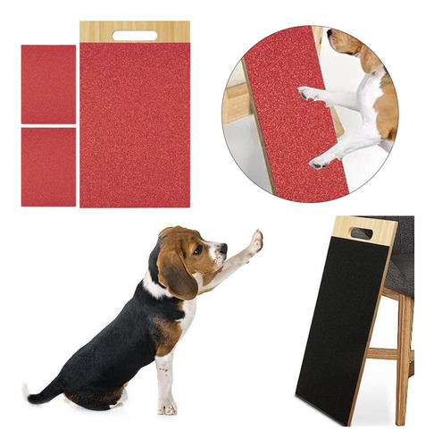 Almohadilla Para Rascar Para Perros, Garra De Molienda Rojo