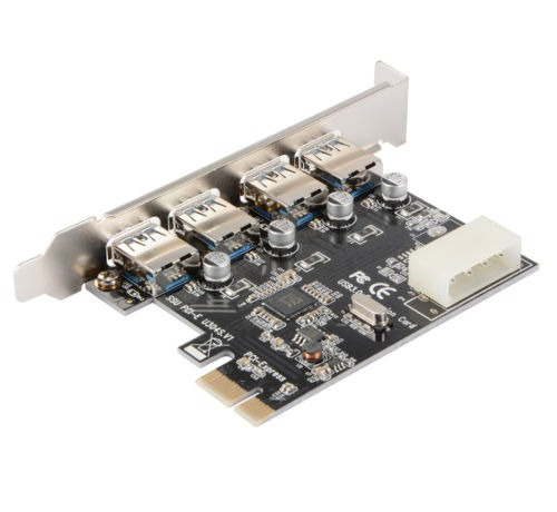 Pcie Pci-e De 4 Puertos Usb Hub 3.0 Tarjeta Pci-express Tarj