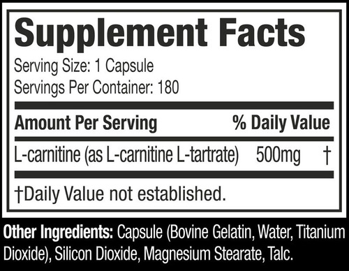 L Carnitina Series Muscletech Performance 180 Capsulas