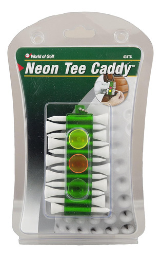 Jef Mundial De Golf Gifts And Gallery  Inc. Tee Caddy  Verde