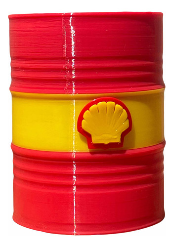 Yerbero Barril De Aceite Shell