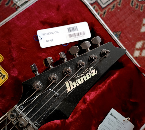 Ibanez Prestige 2550z Japon (jackson, Charvel, Kramer, Ltd) Diestro Negro Palo De Rosa (Usado)