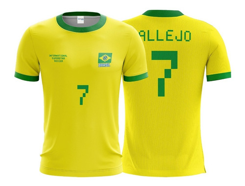 Camiseta Allejo International Superstar Soccer Dryfit Sport