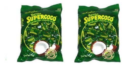Turrón Supercoco Caramelos De Coco Naturales 100 Unidades