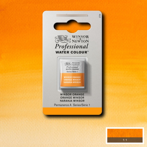 Tinta Aquarela W&n Profissional Pastilha S1 Winsor Orange