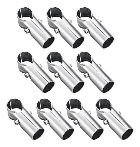 Conector De Tubo De Acero Inoxidable 10x, Dos Conectores