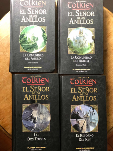 Tolkien Comunidad Del Añillo 2 Torres Retorno De Rey 5 Tomos