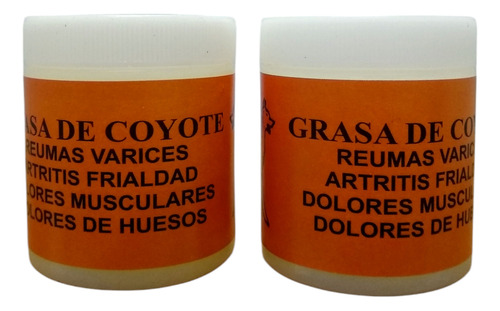 Grasa De Coyote En Ungüento 125g (2 Piezas)