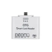 Comprar Conexión De Lector De Tarjeta 5 En 1 Otg Usb Micro Sd\u002Ftf Par