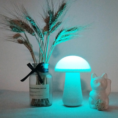 Luz Nocturna U Cute Mushrooms Pat Light Ambien 1007