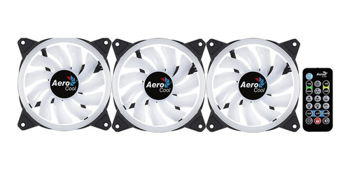 Imagen 6 de 10 de Cooler Fan Gabinete Aerocool Duo 12 Pro Kit X3u Argb D.ring