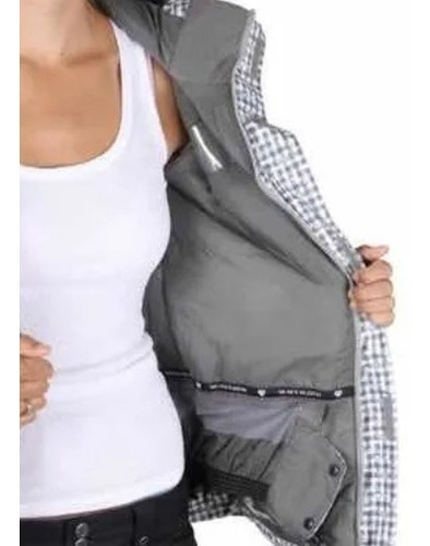 Campera Burton The White Collection Snowboard Ski, Nieve (Usado)